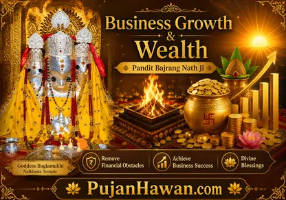 Business Growth Puja (Vyapar Vriddhi) at Nalkheda Shaktipeeth