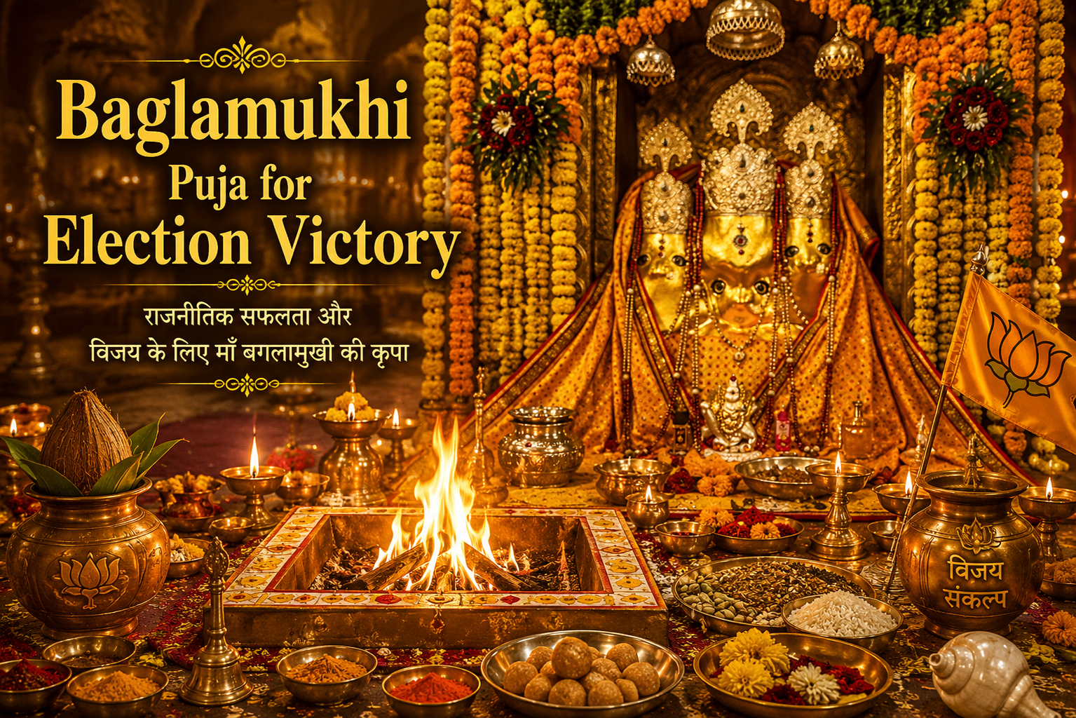 Baglamukhi Puja for Election Victory